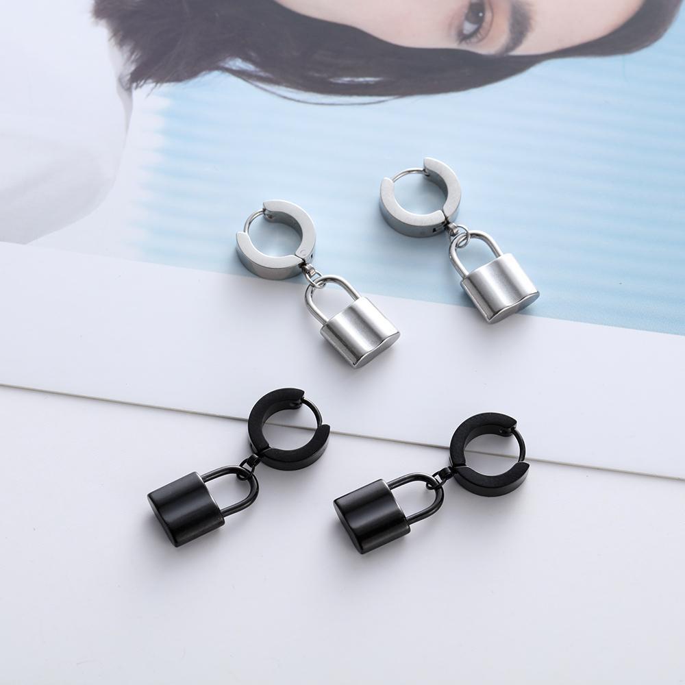 R-flower Huggies Earrings Fashion Batu Tindik Hip Hop Menjuntai Anting