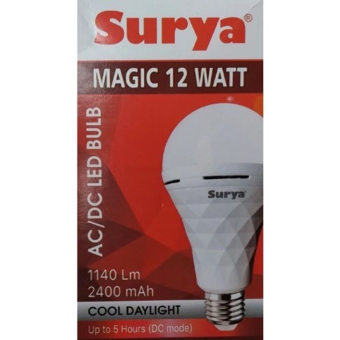 Lampu Emergency LED Surya Magic 12W Rechargeable