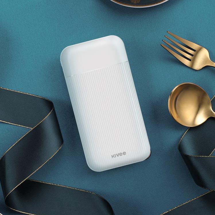 4.4 Promo >> KIVEE powerbank 10000Mah murah mini portable fast charging  dual USB 2.1A Power Bank xi