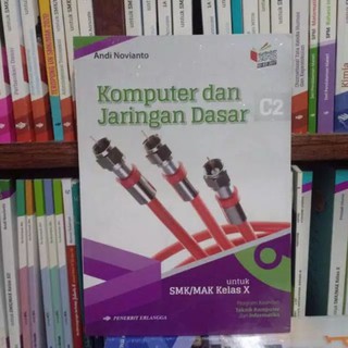 Jual Buku Komputer dan Jaringan Dasar kelas 1 / X SMK K13 Erlangga