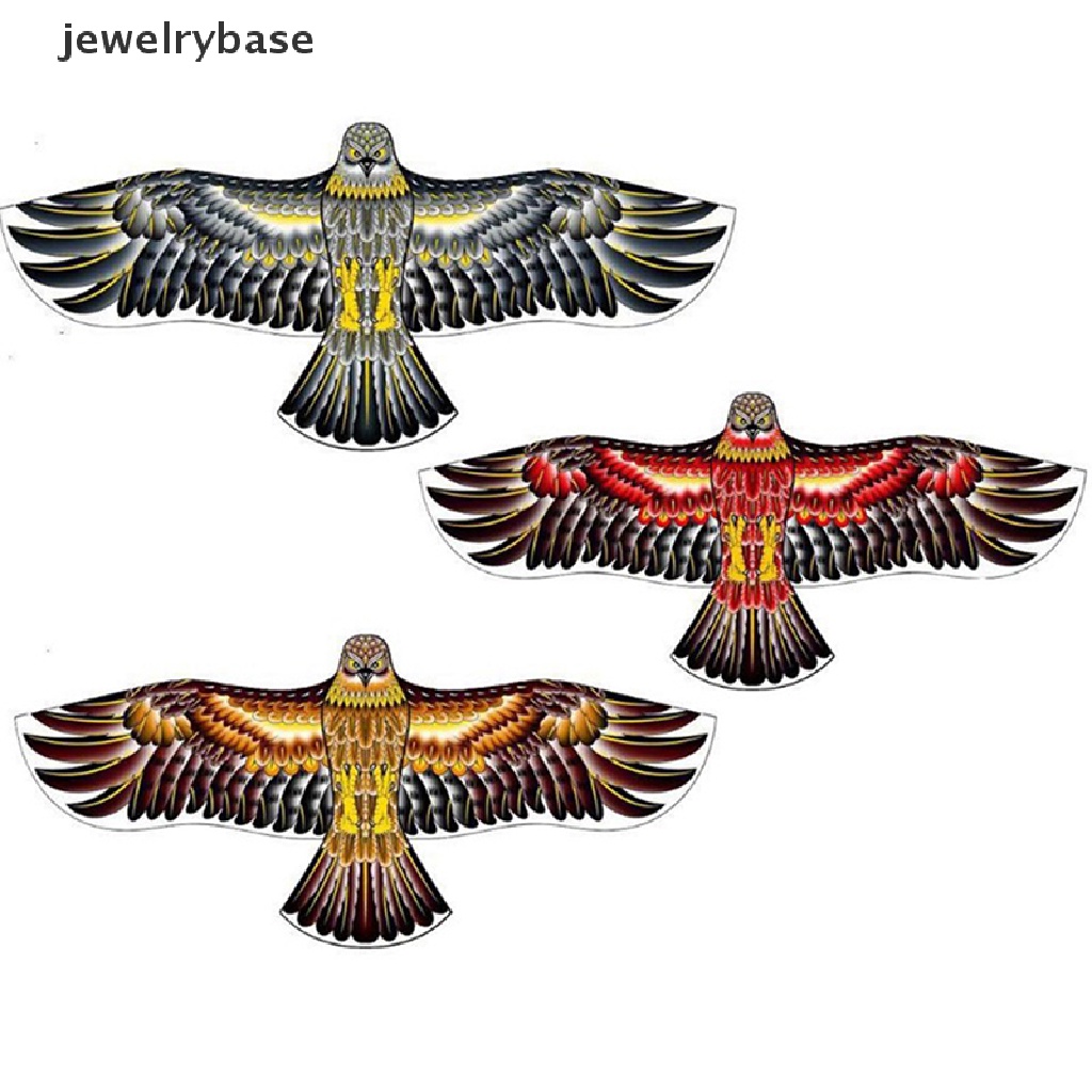 (jewelrybase) Mainan Layang-Layang Bentuk Burung Elang Panjang 1.2m / 100M Untuk Anak / Outdoor