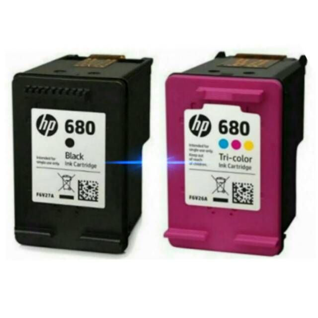 PAKETAN CARTRIDGE  HP 680 BLACK DAN 680 COLOR KOSONGAN BEKAS ORI