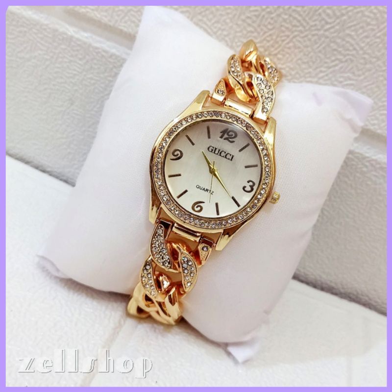 jam tangan wanita mewah LV premium by zellshop