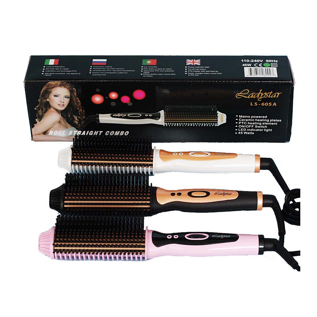 GOSTOREMURAH/Sisir blow ladystar LS 605 , sisir catok, blower comb, iron brush, hairdryer