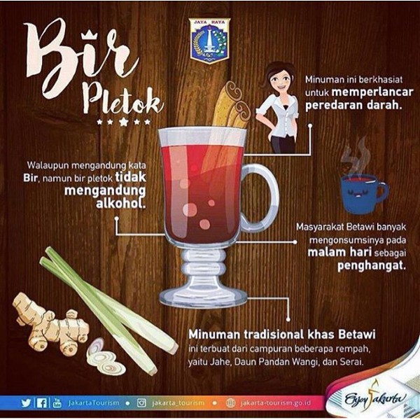 Bir Pletok Khas Betawi Botol Besar 600ML ( SB )