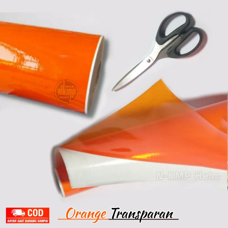 Skotlet Lampu Motor-Mobil lampu seint Orange Transparan