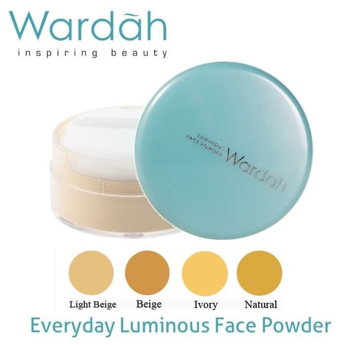 Wardah Everyday Luminous Face Powder Loose Powder Bedak Tabur Isi 30Gr