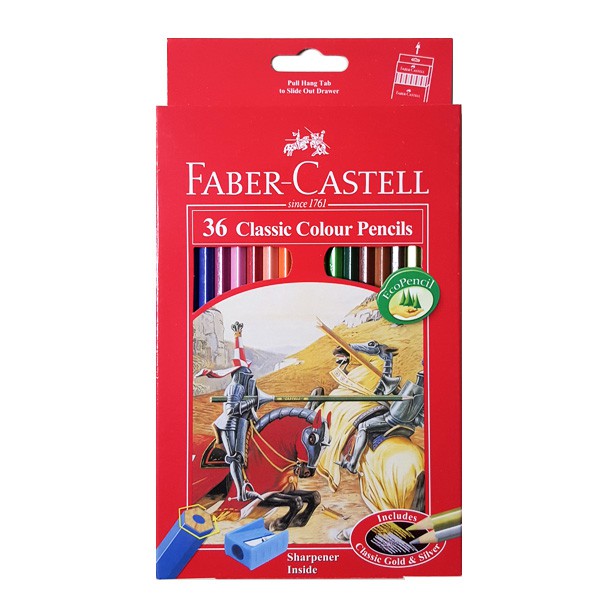 

FABER CASTELL PENSIL WARNA CLASSIC COLOUR PENCIL 36L