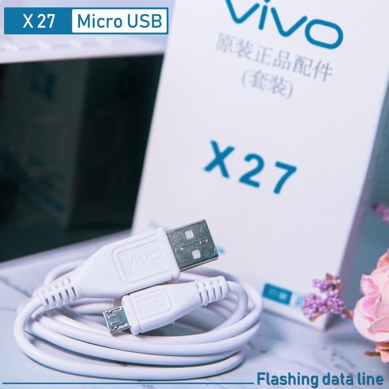 kd kabel data vivo X27 original 99.9 Micro &amp; Type C