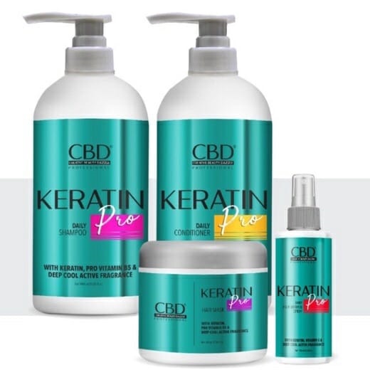 CBD SERRIES Professional Keratin Pro Daily&amp;COLOR Hair Mask-Conditioner-Shampoo-Hair Vitamin