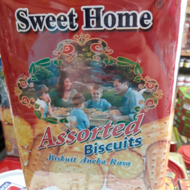 Biskuit kaleng sweet home isi 1kg