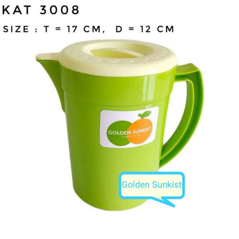 Teko air tanggung 1,2 liter Golden sunkist