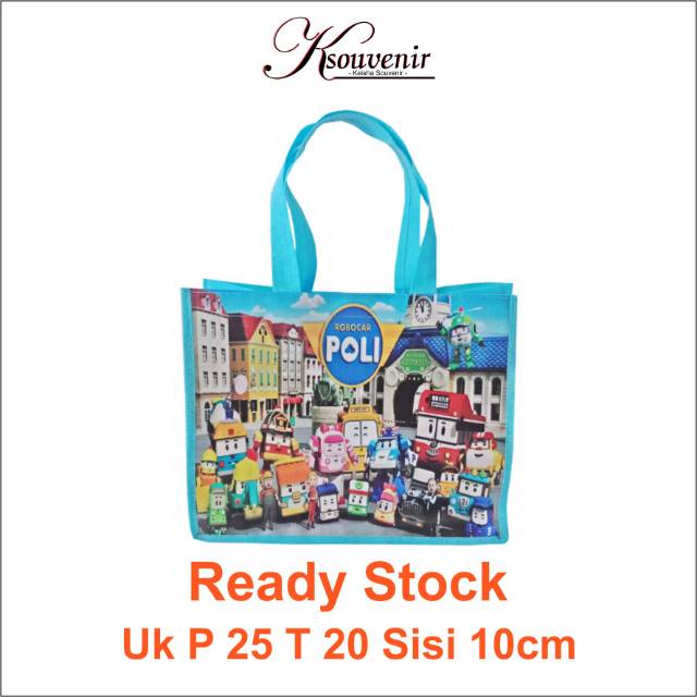 

tas ultah tas souvenir murah goodie bag poli