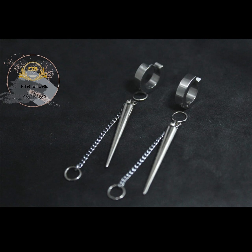 IP-AD anting jepit dan tindik style Korea / anting tindik Korea / anting jepit Korea