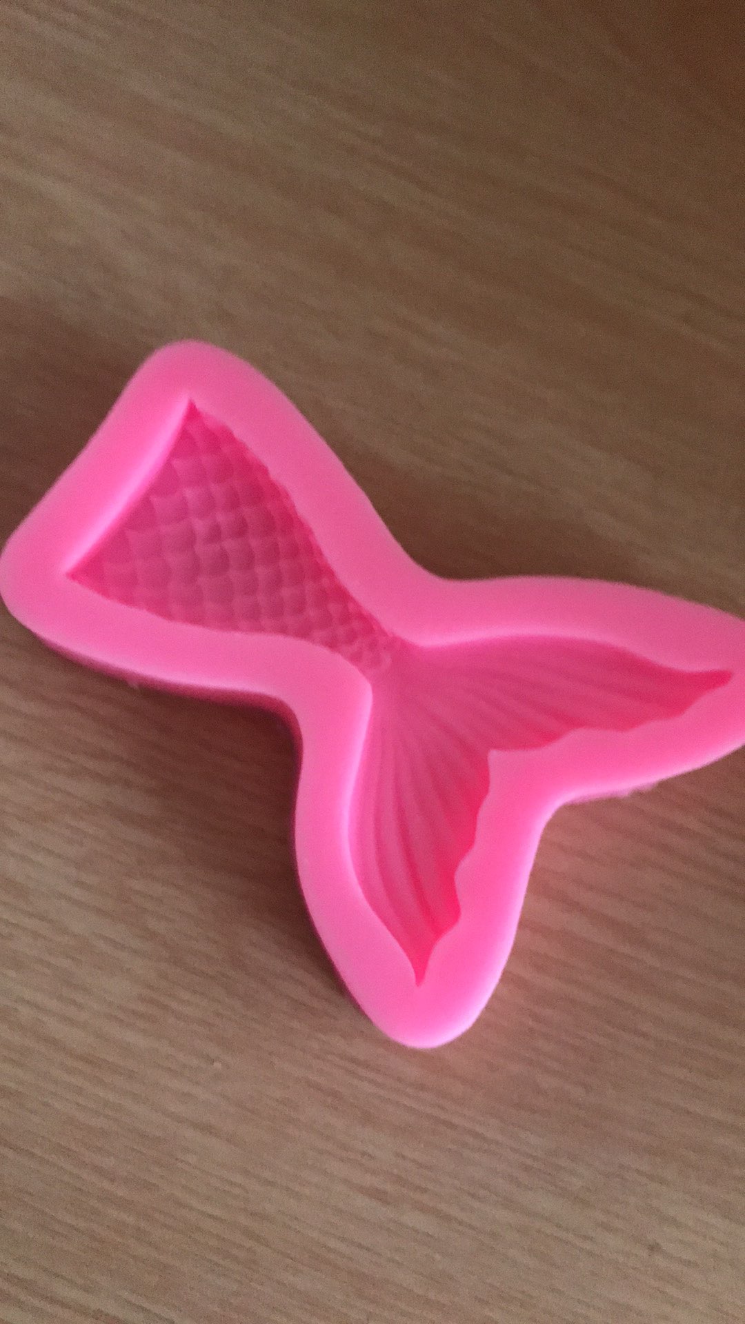 Cetakan Adonan Kue Fondant & Cokelat Bentuk Ekor Ikan, Bahan Silikon, Ukuran Kecil / Besar