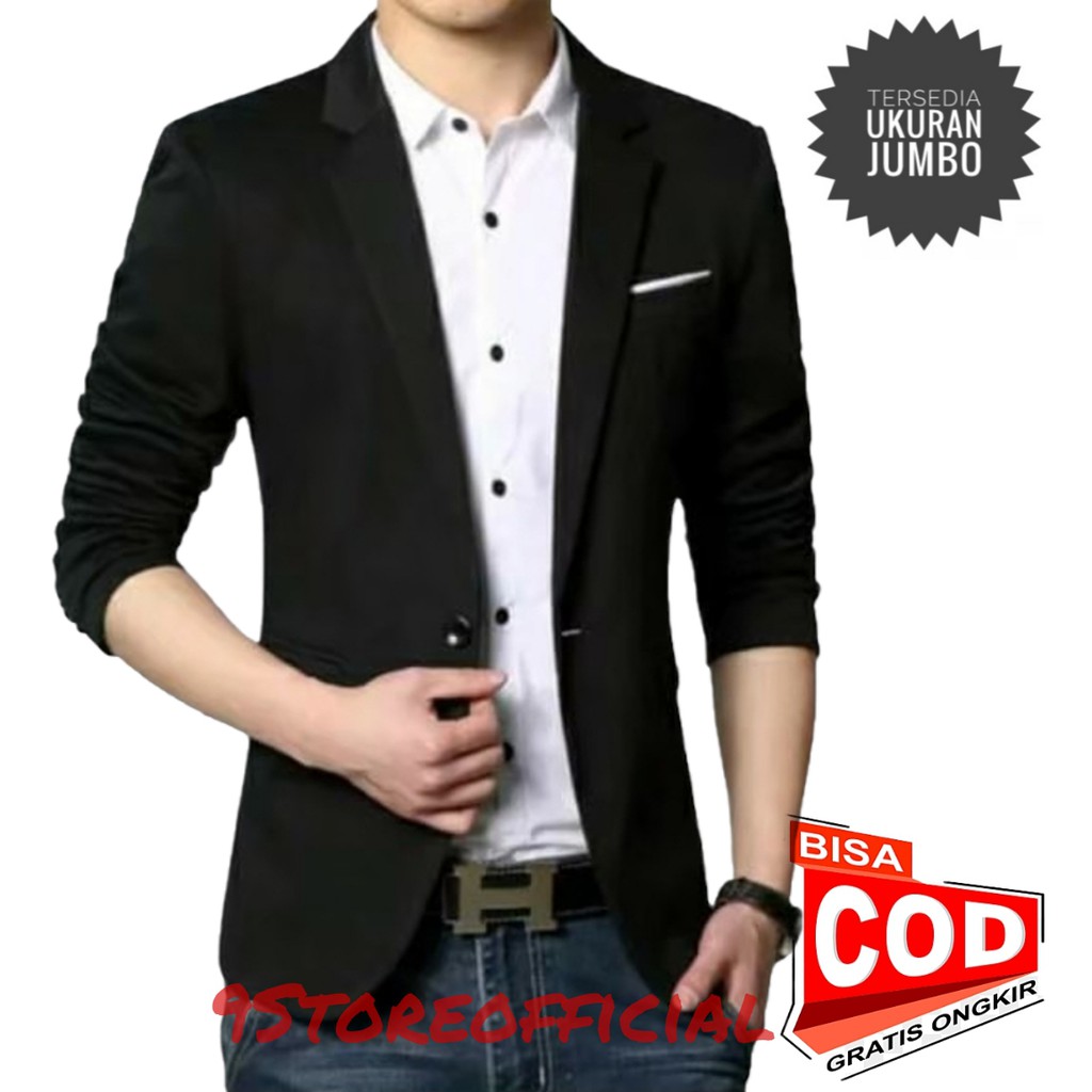 9Storeofficial - Blazer Pria / Jas Blazer Pria / Jas Pria / Jaz Blazer Formal Kantor Pernikahan Pria Ukuran M Sampai XXL.