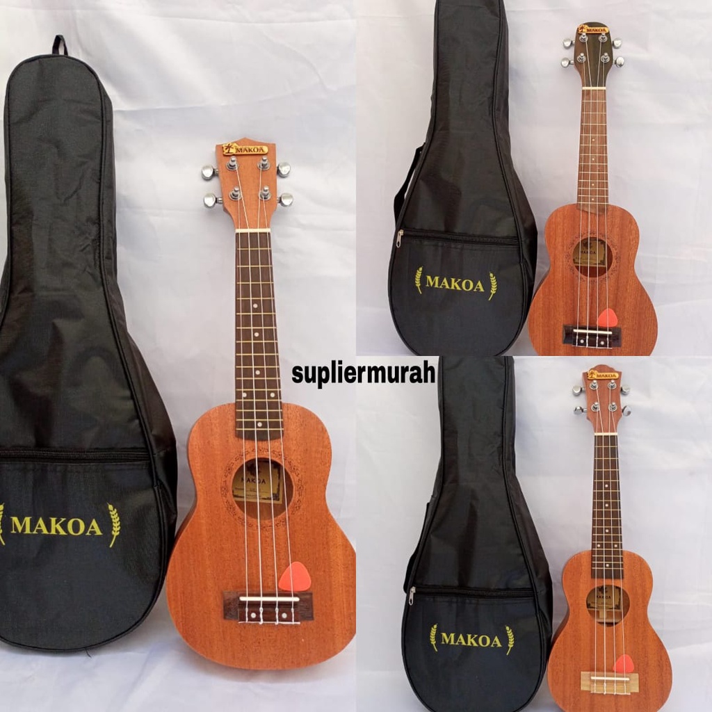 UKULELE SOPRANO 21&quot; MAKOA IMPORT BONUS PICK DAN TAS