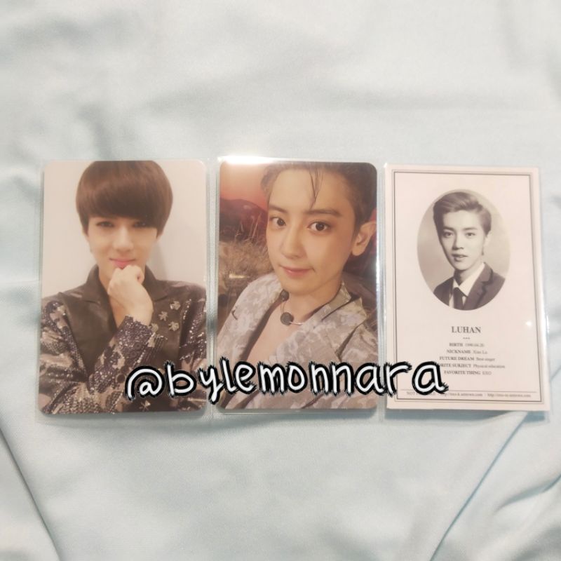 Photocard / PC Sehun MAMA, Luhan Wolf