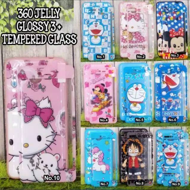 SOFTCASE VIVO Y91, Y93, Y95 KARAKTER GLOSSY +TEMPERED GLASS