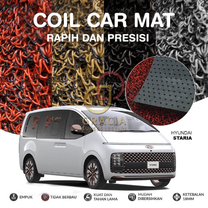 Karpet Mobil Premium HYUNDAI STARIA Mie Bihun 2 Warna