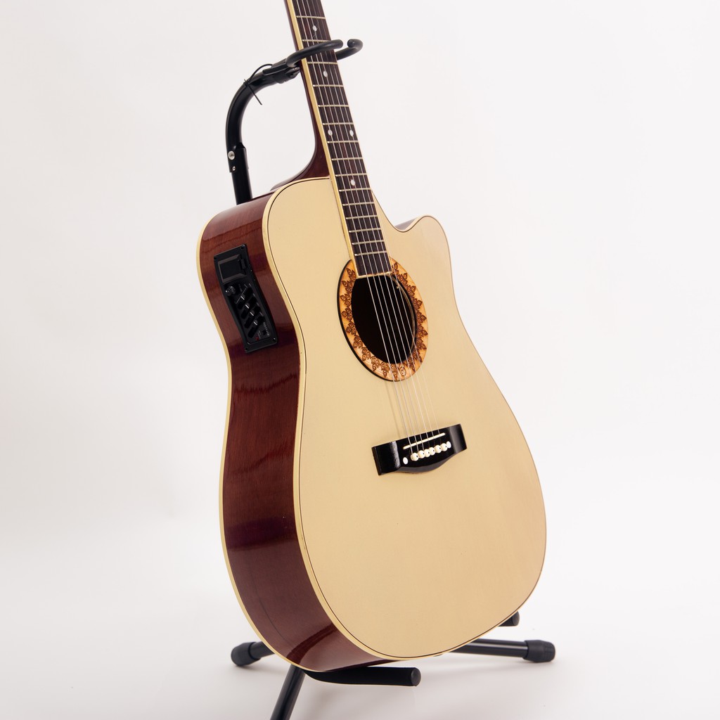 Gitar JW-01 Akustik Natural EQ7545 High Quality Free Softcase