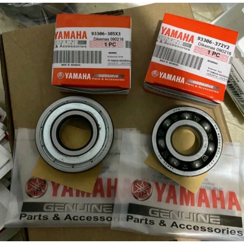 Paket Bearing Lahar Laher Kruk Krek As Mio Sporty Fino Mio Soul Lama Nuovo Asli Original YGP