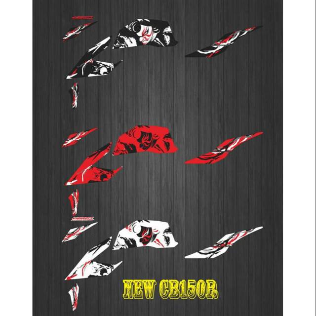 STIKER VARIASI NEW CB 150 R KABUKI