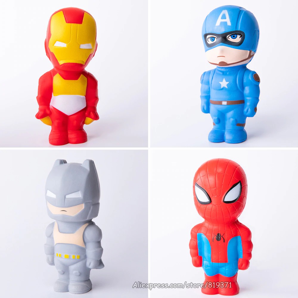 superhero squishy toys