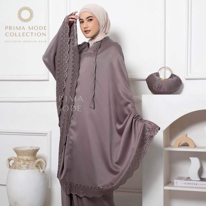 PRIMA MODE - (Free sajadah)Mukena Motif Dewasa Aliyah Katun Premium Semi Rayon | Mukena travel Mukena remaja Bahan Katun semi Rayon Premium Motif Kekinian Adem
