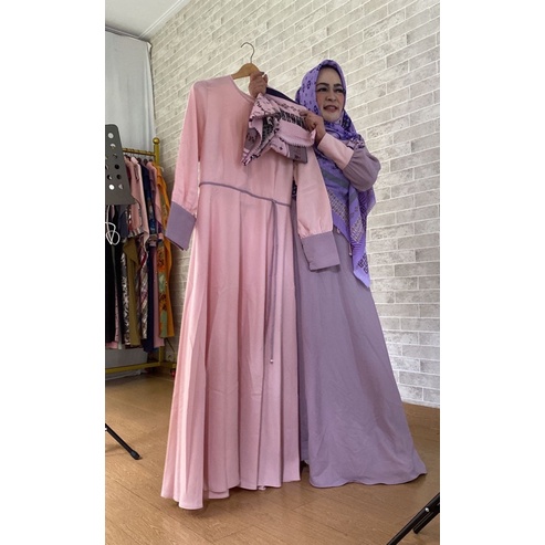 syari dalena ori by Sanita /dress/syari/dress lebaran/sanita/muslim/Rosecrept Babydoll Armany/baju l