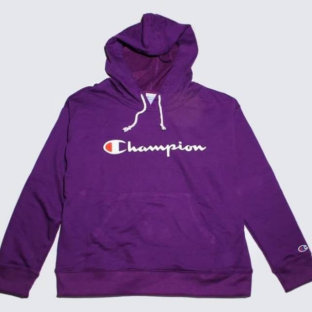 purple hoodie champion