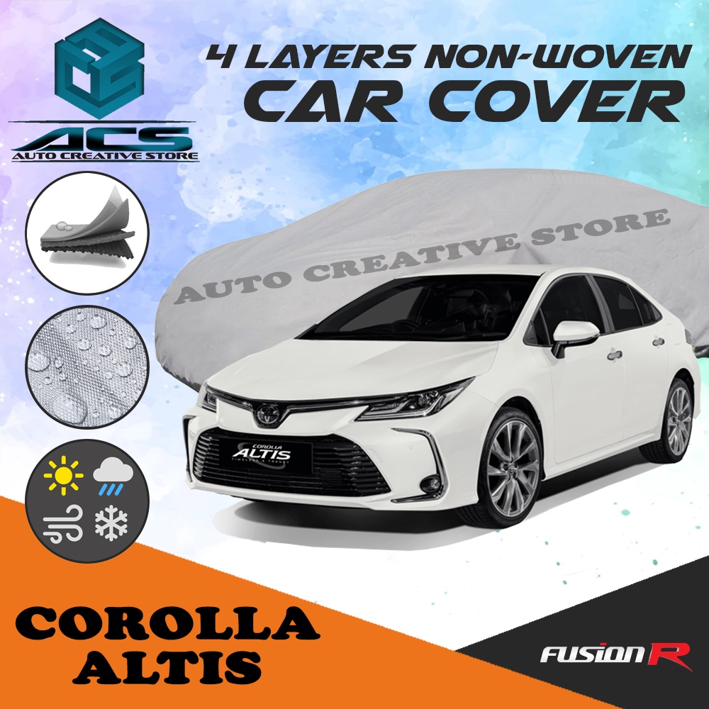 Cover Sarung Mobil COROLLA ALTIS 4 Layer FUSION R NOT KRISBOW