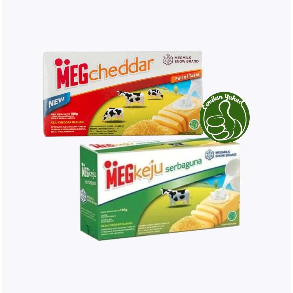 

Meg Keju Serbaguna 160gr / Cheddar Cheese 170gr