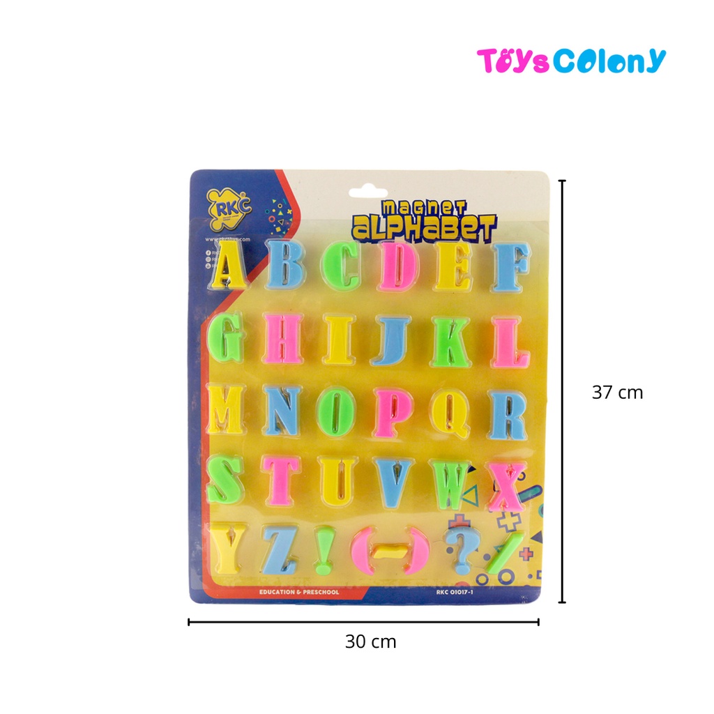 Mainan Edukasi Magnetic Alphabet + Tanda Baca Magnet RKC01017-1