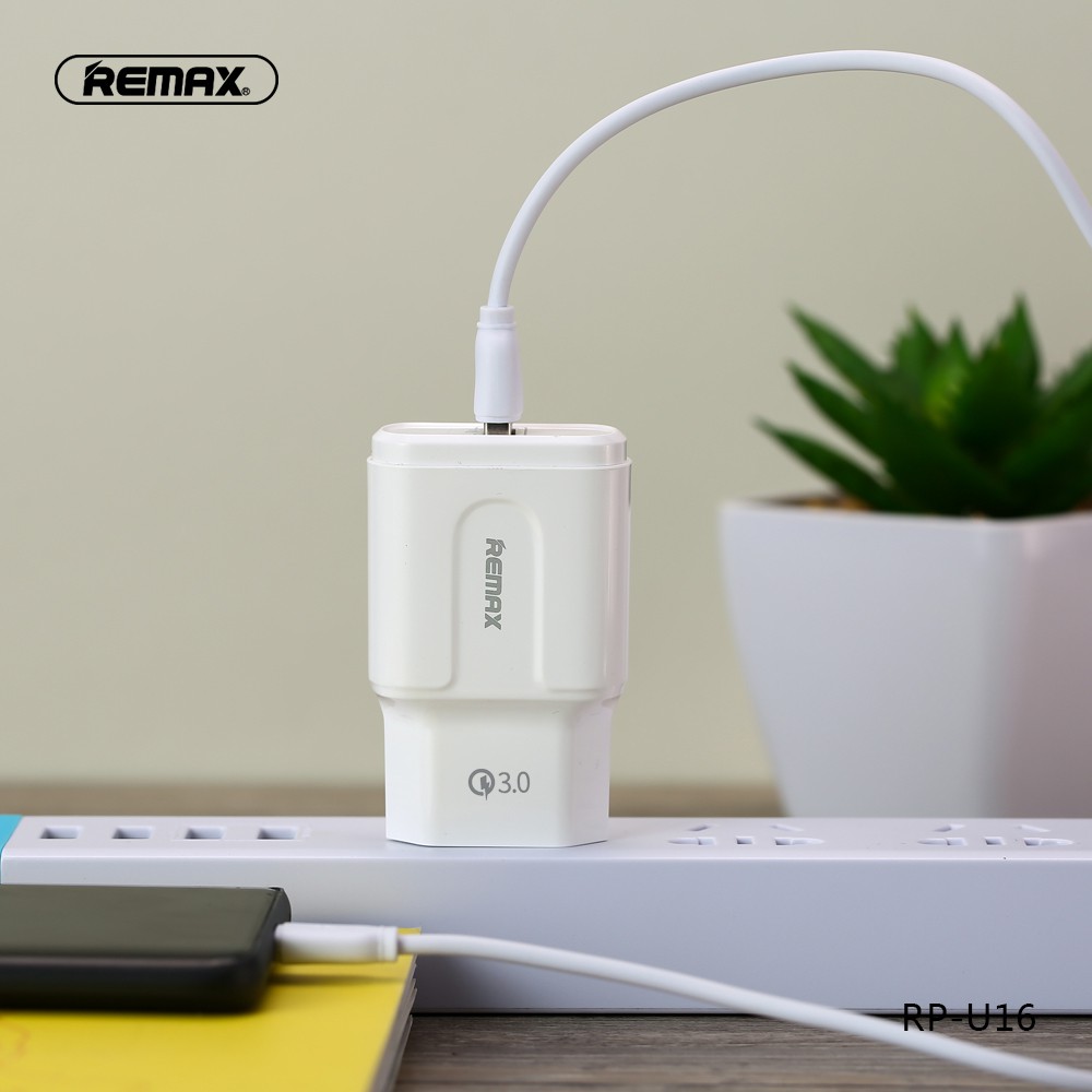 Remax RP-U16 Charger Adapter Fast Charging 3A Original
