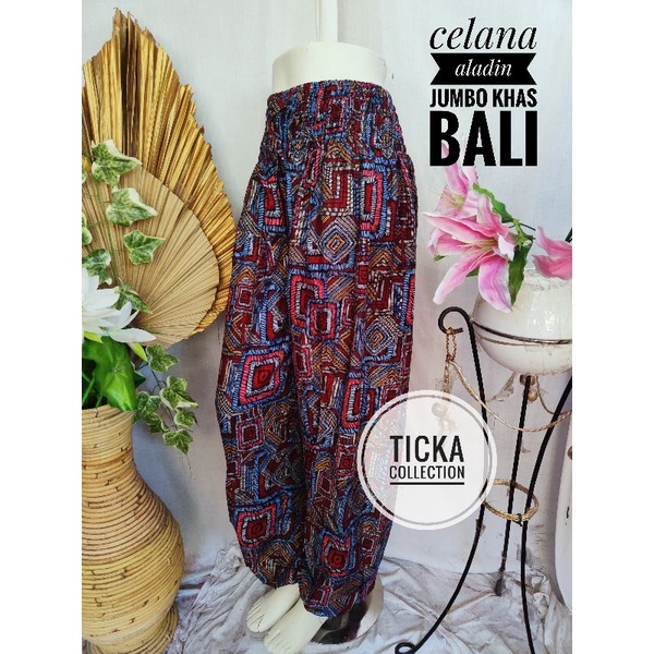 celana aladin panjang etnik semi jumbo bali