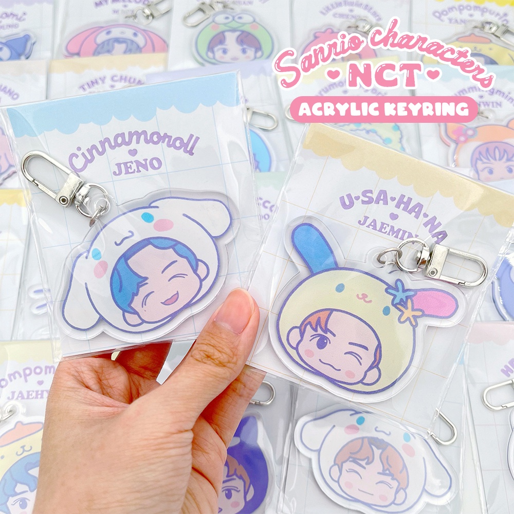 (READY) NCT Sanrio Acrylic Keyring Fanmade