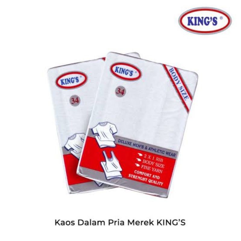 Kaos Singlet Dalaman Pria TEXCO / KING'S