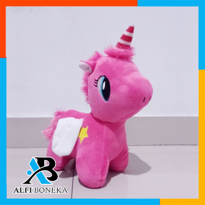 Boneka Unicorn Warna Warni Mini Bertanduk Import /Boneka Kuda Pony Terbaru Boneka Little Pony Kuda Poni Unicorn