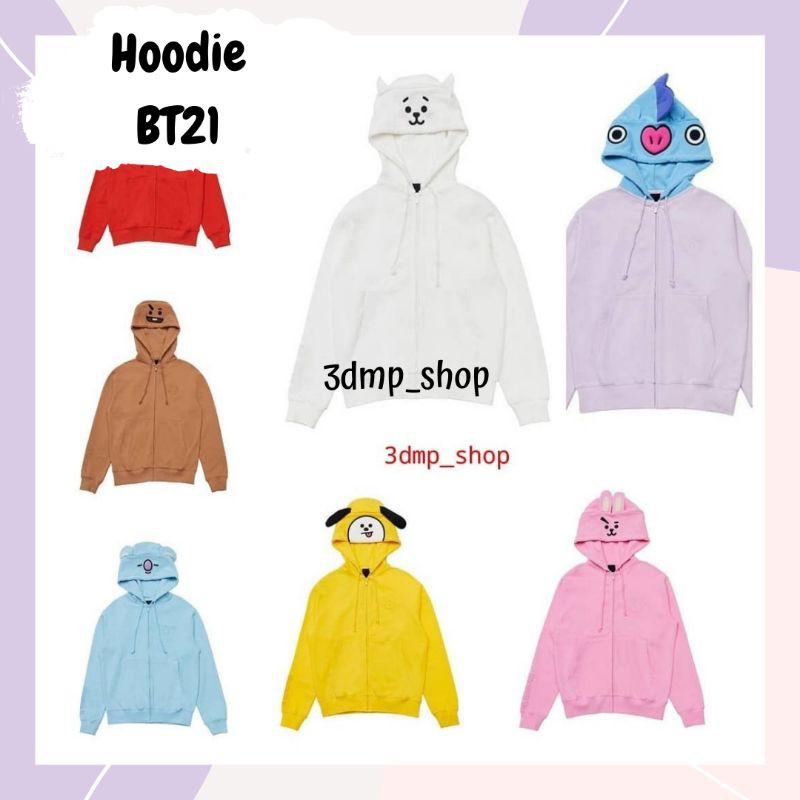 Hoodie Jaket BTS BT21 KPOP