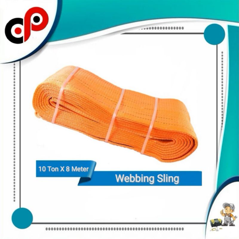 Webbing Sling 10 Ton X 8 Meter