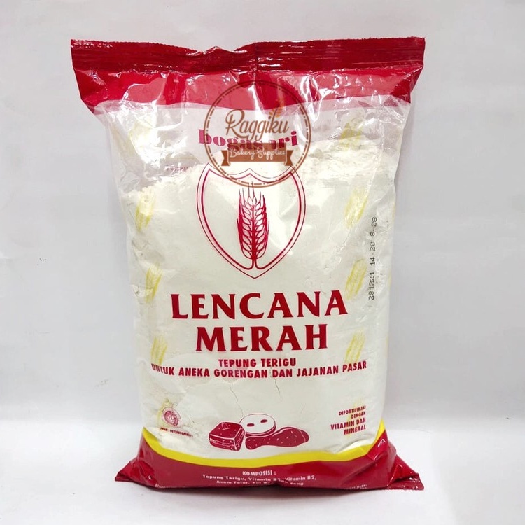 Tepung Terigu Bogasari 1 kg Cakra Lencana Merah Segitiga Biru 1kg