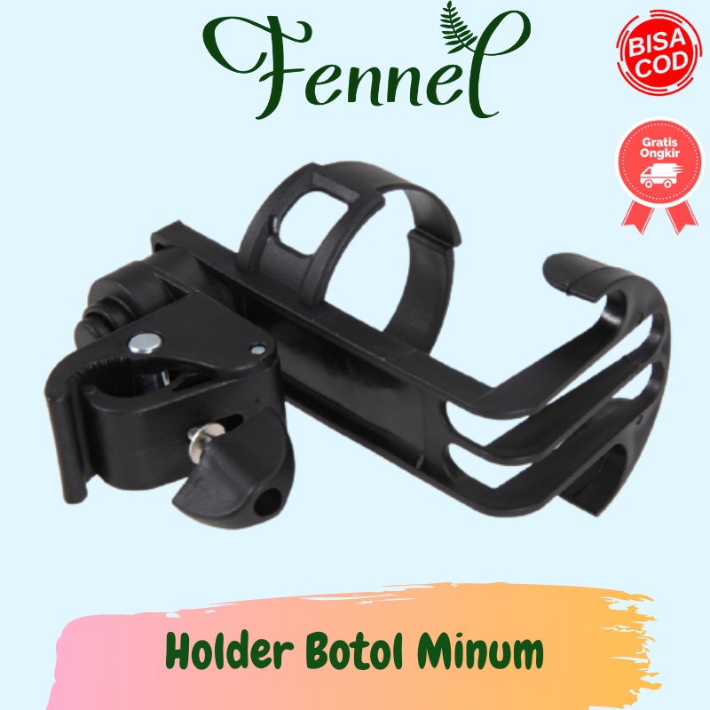 Holder Botol Minum Sepeda Stroller Kereta Bayi Dapat Diputar