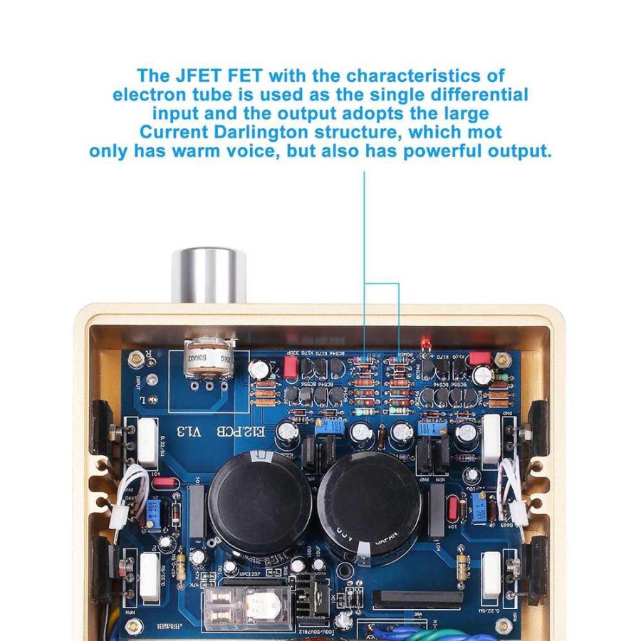 Fosi Audio Mini Amplifier Hi-Fi Class AB 2x50W - HD-A1