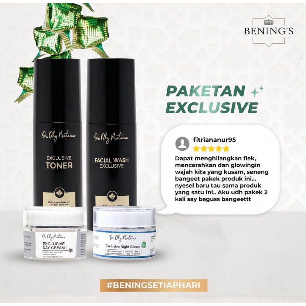 Bening's Promo Exclusive Skincare (okyslim trial) | Paketan Flek, Pencerah dan Glowing-4