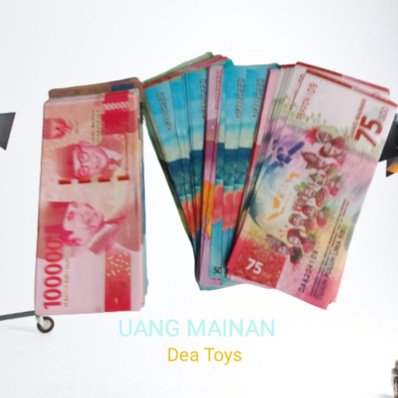 UANG MAINAN ANAK BARU minim beli 100 biji