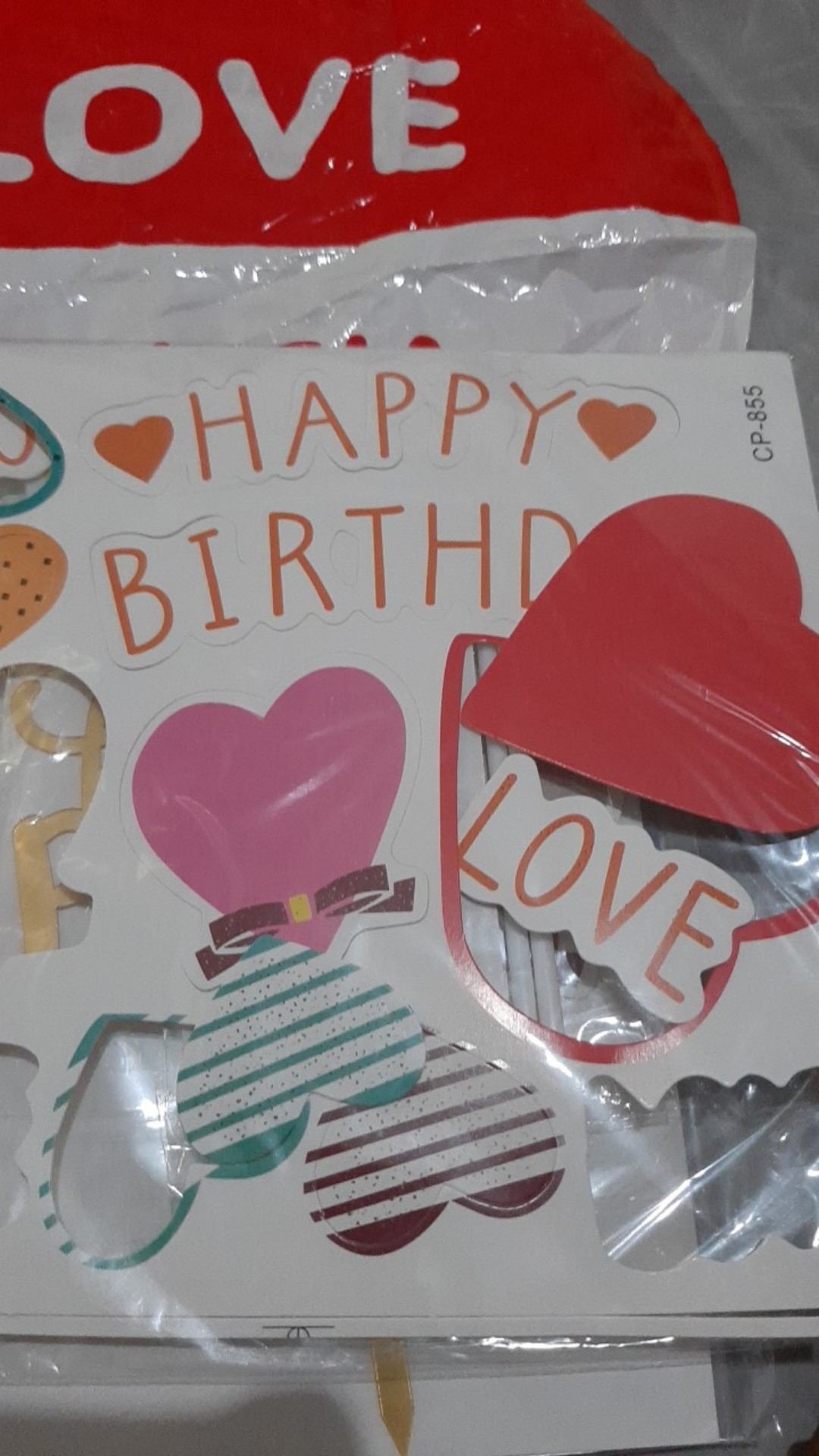 Cake Topper Happy Birthday Paper Mix Set