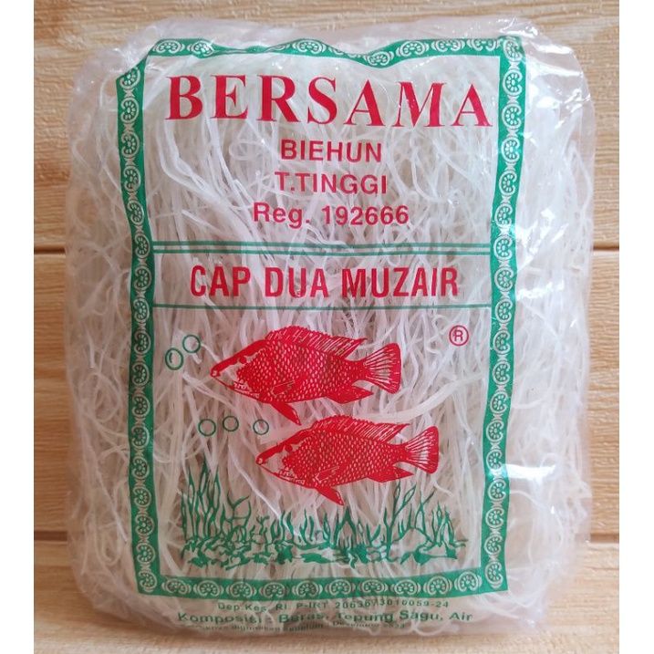 ✔MURAH Bihun Bersama Dua Ikan Muzair 300gr / Bihun Cap Dua Muzair / Bihun Mujair Medan