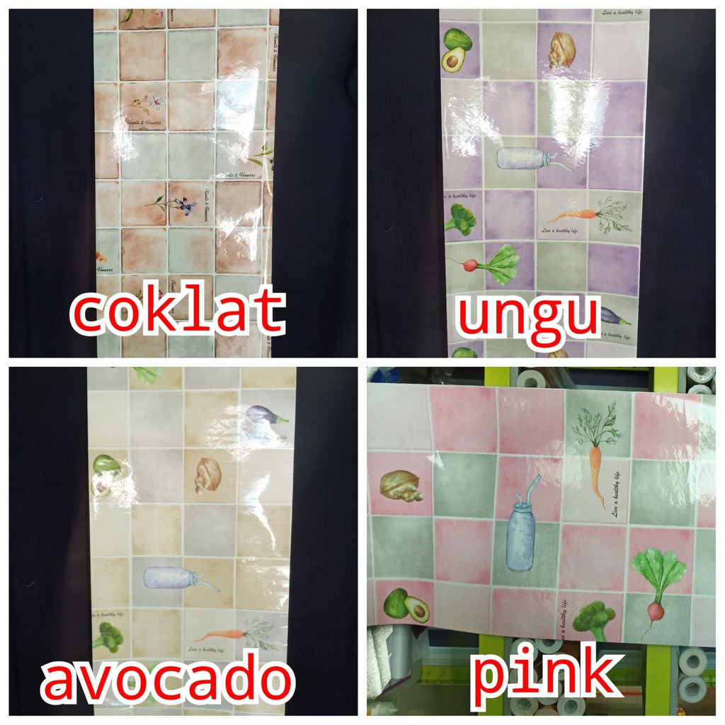 stiker dapur roll 5 meter stiker kamar  mandi  stiker kompor 