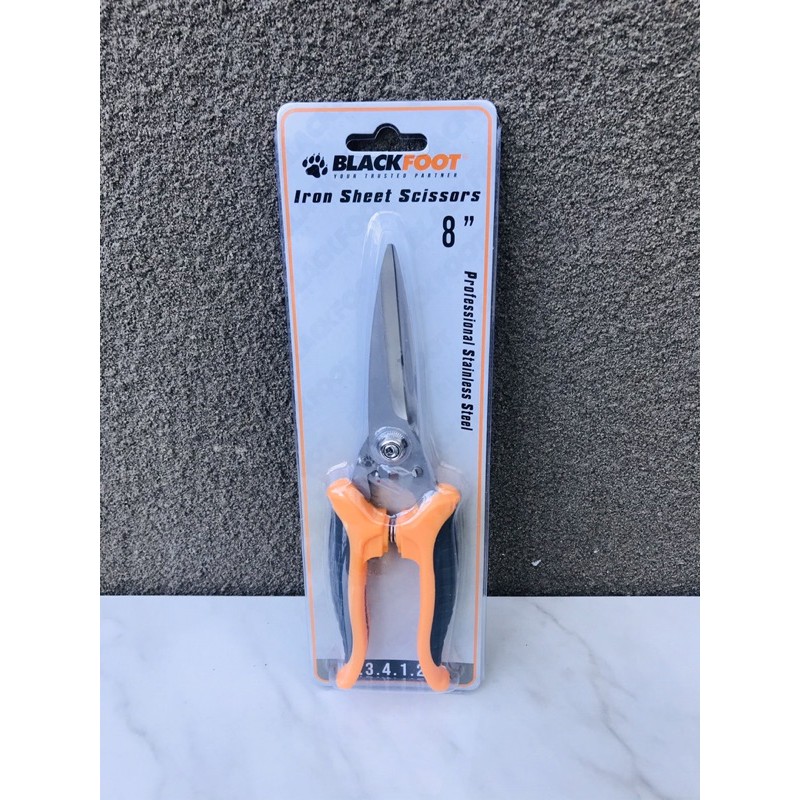 BLACKFOOT Gunting Seng Serbaguna 8in Dahan Bunga Ranting Seng Holo - Iron Sheet Scissors